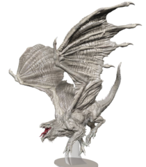 Adult White Dragon WZK96020 - D&D Nolzur's Marvelous Miniatures